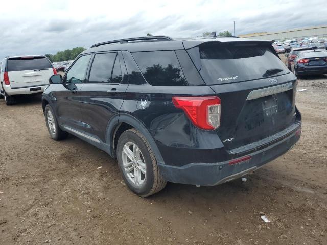 1FMSK8DH2MGA36220 - 2021 FORD EXPLORER XLT Schwarz Foto 2