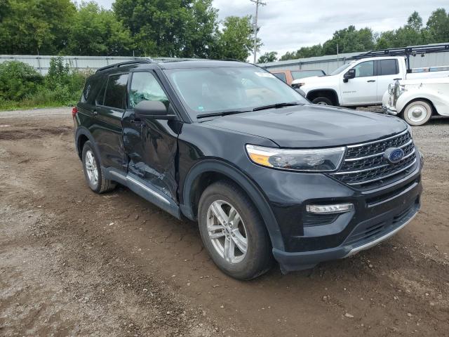 1FMSK8DH2MGA36220 - 2021 FORD EXPLORER XLT Schwarz Foto 4