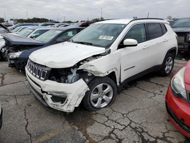 3C4NJDBB6LT245224 - 2020 JEEP COMPASS LATITUDE SILVER photo 1