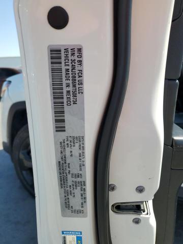3C4NJDBB6MT508734 - 2021 JEEP COMPASS LATITUDE Weiß Foto 14