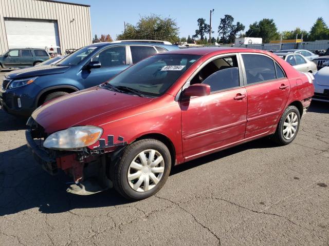 JTDBR32E370124699 - 2007 TOYOTA COROLLA CE RED photo 1