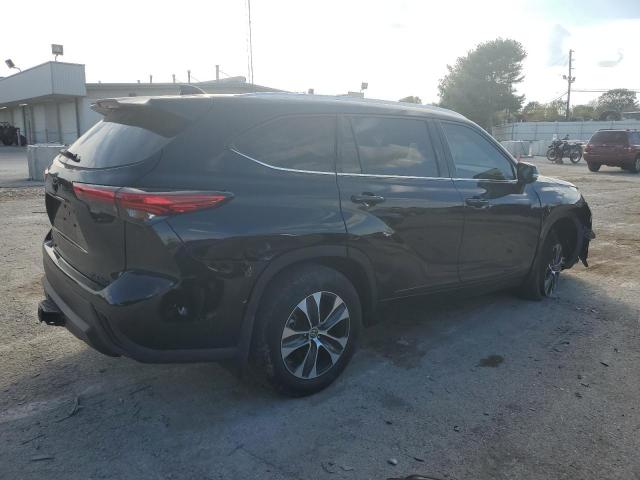 5TDHZRBH7MS102205 - 2021 TOYOTA HIGHLANDER XLE BLACK photo 3