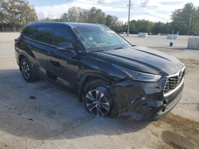 5TDHZRBH7MS102205 - 2021 TOYOTA HIGHLANDER XLE BLACK photo 4