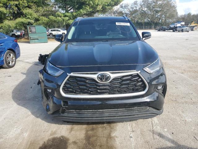 5TDHZRBH7MS102205 - 2021 TOYOTA HIGHLANDER XLE BLACK photo 5