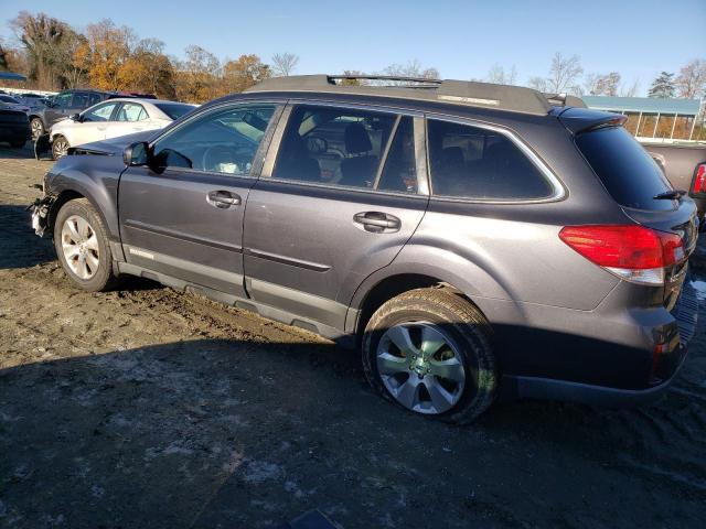 4S4BRDLC6B2425933 - 2011 SUBARU OUTBACK 3.6R LIMITED GRAY photo 2