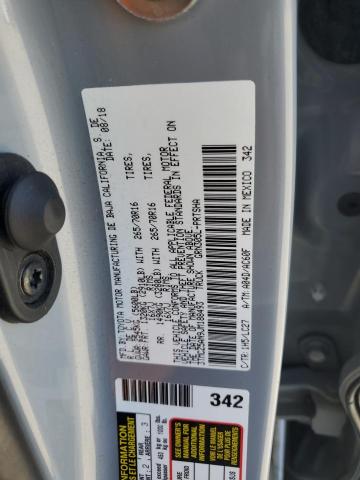 3TMCZ5AN9JM188493 - 2018 TOYOTA TACOMA DOUBLE CAB ნაცრისფერი ფოტო 12