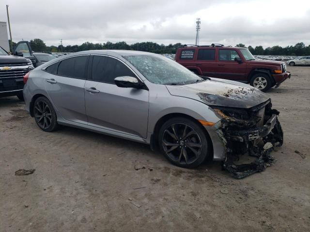 19XFC2F84KE046628 - 2019 HONDA CIVIC SPORT ვერცხლისფერი ფოტო 4