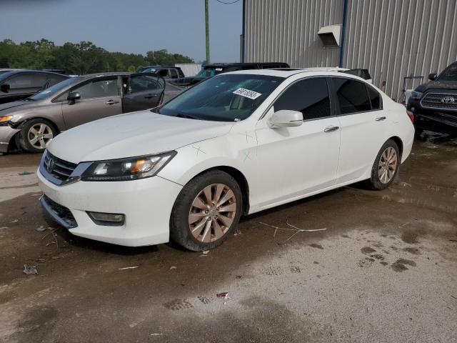 1HGCR2F8XDA095244 - 2013 HONDA ACCORD EXL WHITE photo 1