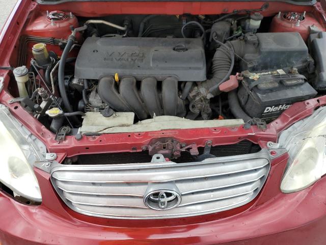 2T1BR38E03C110654 - 2003 TOYOTA COROLLA CE BURGUNDY photo 11