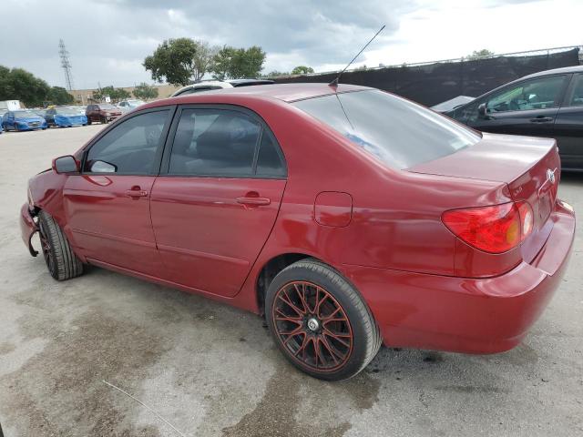 2T1BR38E03C110654 - 2003 TOYOTA COROLLA CE BURGUNDY photo 2