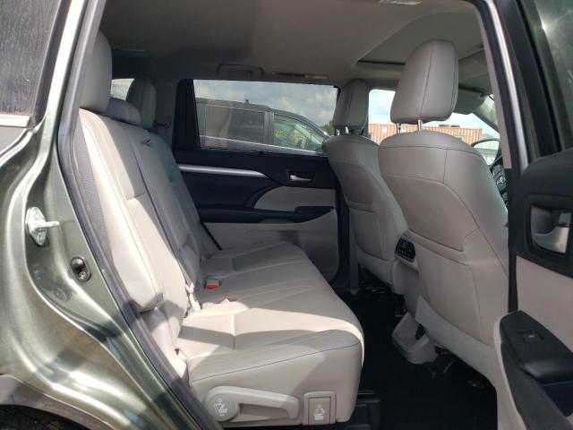 5TDJZRFH0HS403173 - 2017 TOYOTA HIGHLANDER SE GREEN photo 10