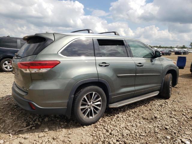 5TDJZRFH0HS403173 - 2017 TOYOTA HIGHLANDER SE GREEN photo 3
