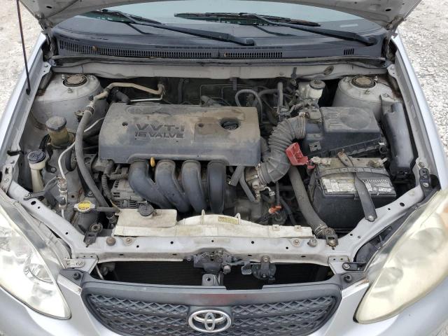 1NXBR32E87Z861577 - 2007 TOYOTA COROLLA CE SILVER photo 11