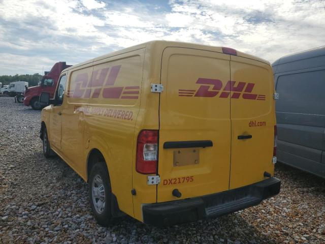 1N6BF0KYXMN810378 - 2021 NISSAN NV 2500 S YELLOW photo 2