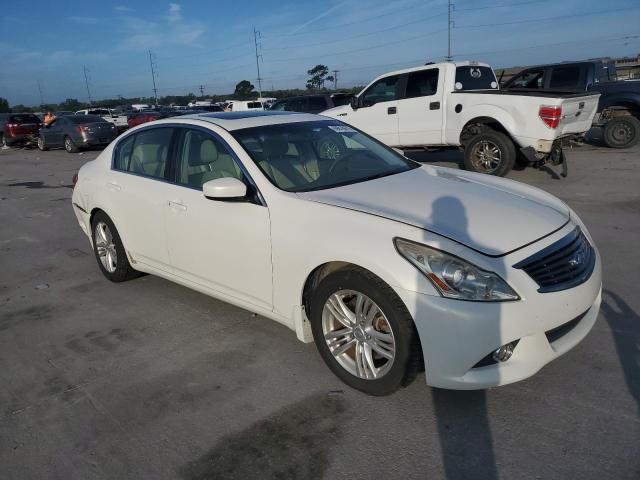 JN1DV6AP9BM601164 - 2011 INFINITI G25 BASE WHITE photo 4