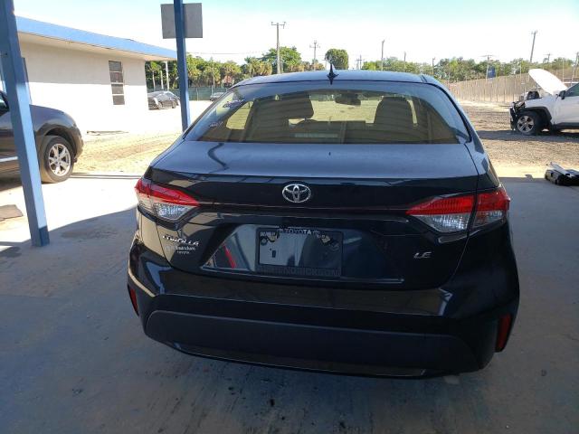 JTDVPMAE9MJ165192 - 2021 TOYOTA COROLLA LE BLACK photo 6
