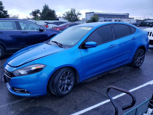 1C3CDFBB4GD650363 - 2016 DODGE DART SXT BLUE photo 1