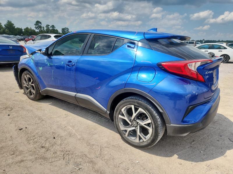 JTNKHMBX7J1004153 - 2018 TOYOTA C-HR XLE Bleu photo 2