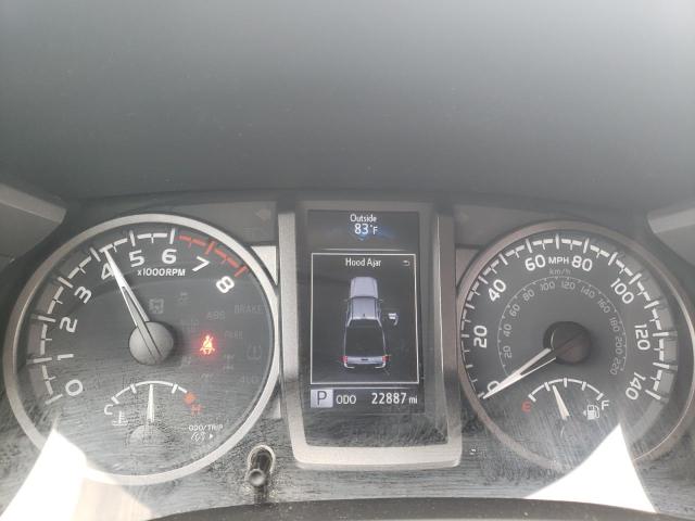 3TMCZ5AN2NM521123 - 2022 TOYOTA TACOMA DOUBLE CAB ნაცრისფერი ფოტო 9