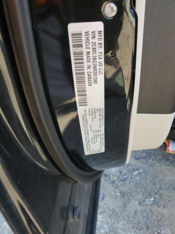 2C4RC3BG2NR201390 - 2022 CHRYSLER PACIFICA TOURING L შავი ფოტო 13