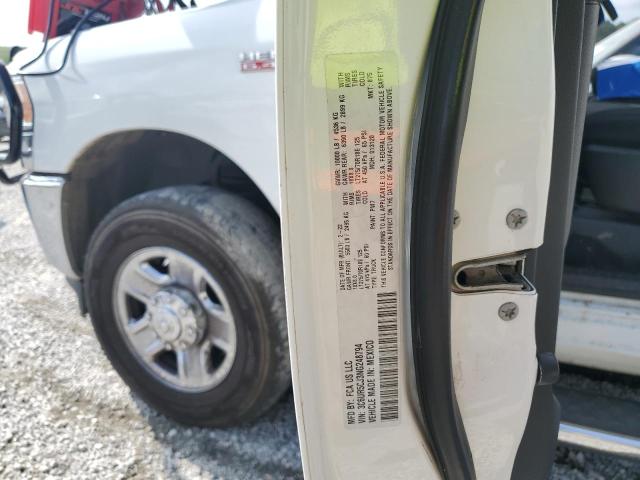 3C6UR5CJ3NG248794 - 2022 RAM 2500 TRADESMAN თეთრი ფოტო 12