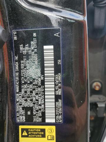 2T2BK1BA7DC171012 - 2013 LEXUS RX 350 BASE Schwarz Foto 14