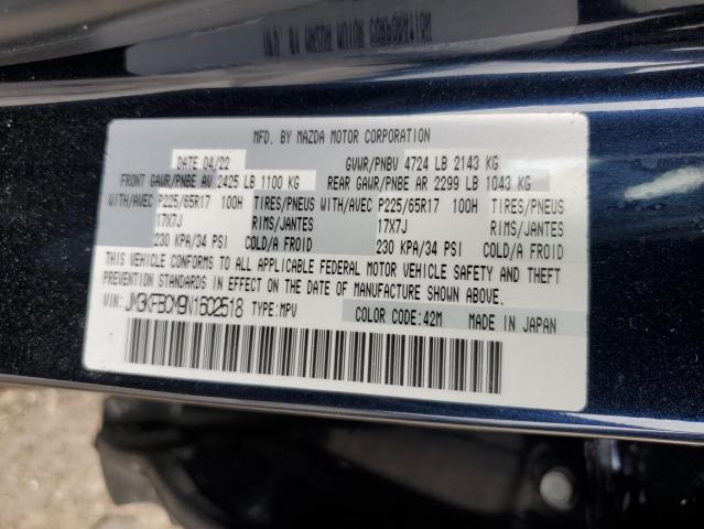 JM3KFBCM9N1602518 - 2022 MAZDA CX-5 PREFERRED BLUE photo 13