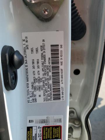 3TMDZ5BN3JM050483 - 2018 TOYOTA TACOMA DOUBLE CAB WHITE photo 12