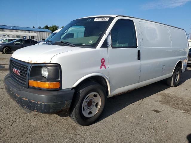 1GTW7GCA1B1905623 - 2011 GMC SAVANA G2500 WHITE photo 1