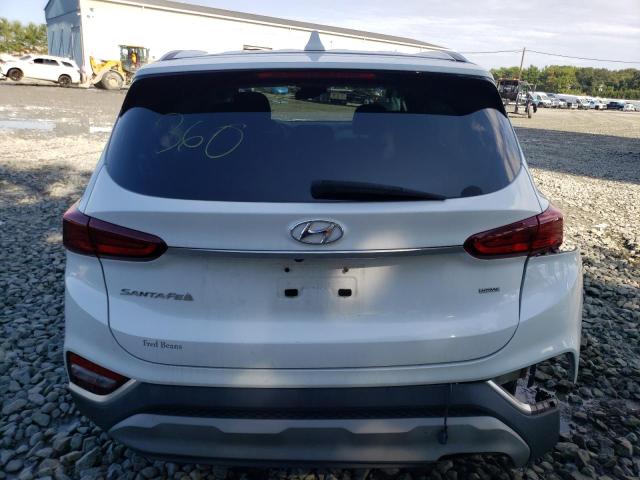 5NMS3CADXLH167960 - 2020 HYUNDAI SANTA FE SEL WHITE photo 6