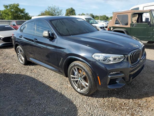 5UX2V5C08M9F46681 - 2021 BMW X4 XDRIVEM40I BLUE photo 4