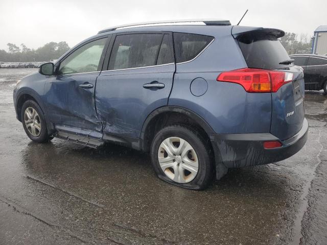 JTMBFREV3DD035498 - 2013 TOYOTA RAV4 LE BLUE photo 2