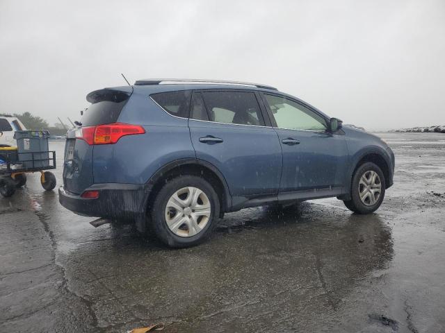 JTMBFREV3DD035498 - 2013 TOYOTA RAV4 LE BLUE photo 3