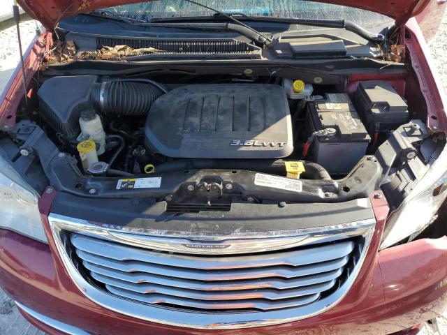 2C4RC1BGXGR259898 - 2016 CHRYSLER TOWN & COU TOURING MAROON photo 11