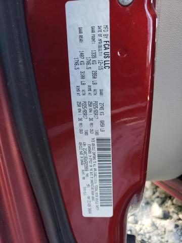 2C4RC1BGXGR259898 - 2016 CHRYSLER TOWN & COU TOURING MAROON photo 12