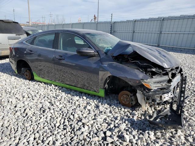 19XZE4F18KE027277 - 2019 HONDA INSIGHT LX GRAY photo 4