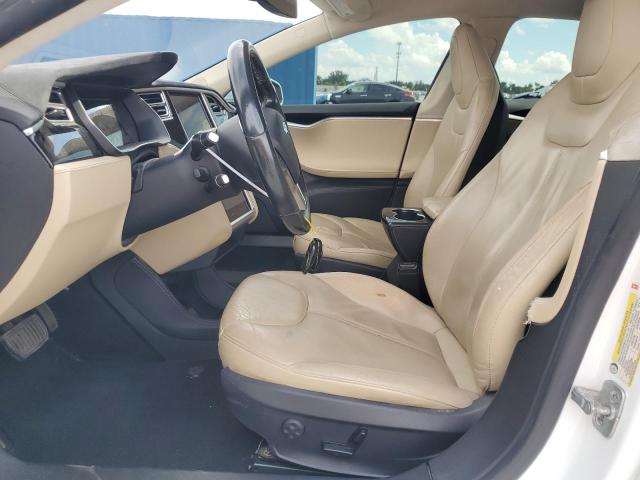5YJSA1H10EFP52007 - 2014 TESLA MODEL S 白色 照片 7