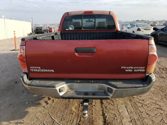 5TETU62N58Z544065 - 2008 TOYOTA TACOMA PRERUNNER ACCESS CAB RED photo 6