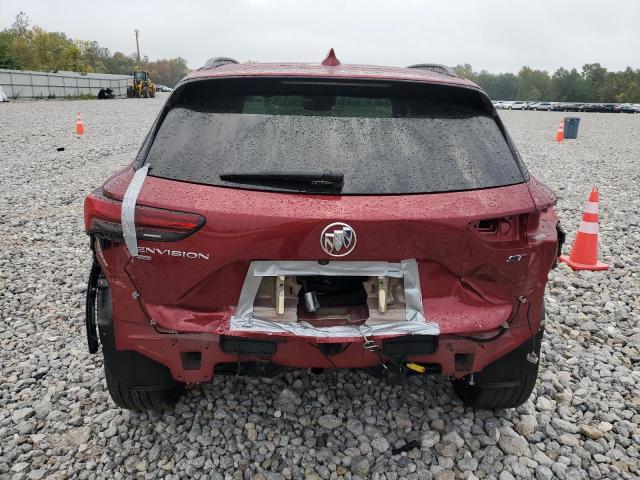 LRBFZPR42MD064598 - 2021 BUICK ENVISION ESSENCE RED photo 6