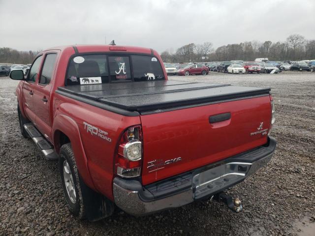 5TFJU4GN8DX046903 - 2013 TOYOTA TACOMA DOUBLE CAB PRERUNNER RED photo 2