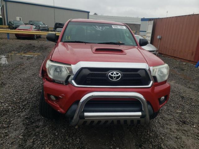 5TFJU4GN8DX046903 - 2013 TOYOTA TACOMA DOUBLE CAB PRERUNNER RED photo 5