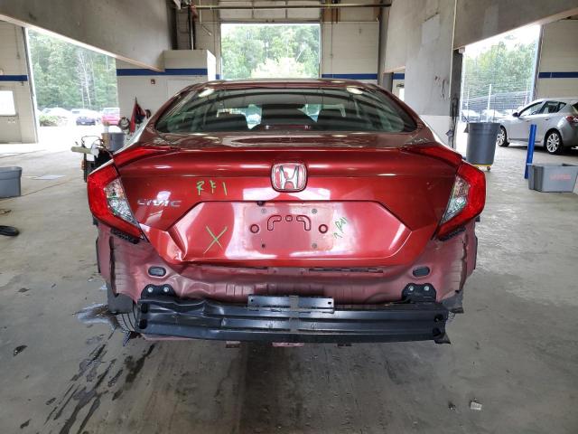 2HGFC2F60LH576052 - 2020 HONDA CIVIC LX RED photo 6