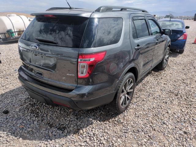 1FM5K8D80FGB64083 - 2015 FORD EXPLORER XLT 灰色 照片 3