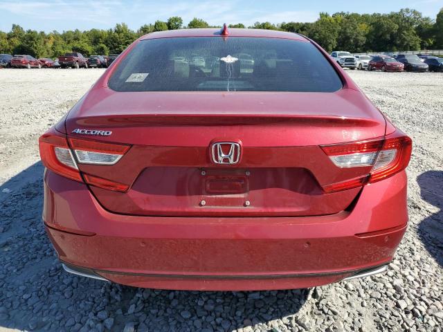 1HGCV1F55MA077200 - 2021 HONDA ACCORD EXL RED photo 6