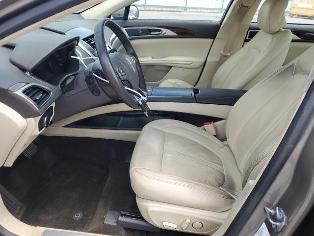 3LN6L2GKXFR617737 - 2015 LINCOLN MKZ GRAY photo 13