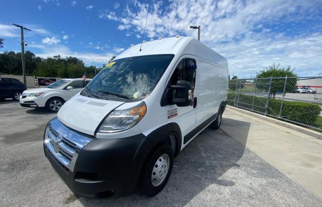 3C6TRVCG2HE519876 - 2017 RAM PROMASTER 2500 HIGH WHITE photo 2