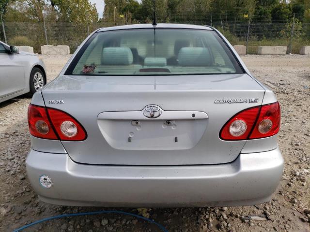 2T1BR30E67C816383 - 2007 TOYOTA COROLLA CE SILVER photo 6