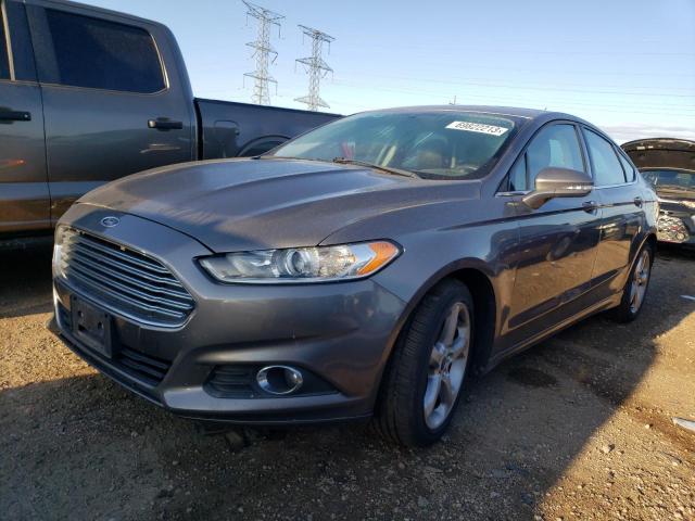 3FA6P0H70ER333139 - 2014 FORD FUSION SE GRAY photo 1