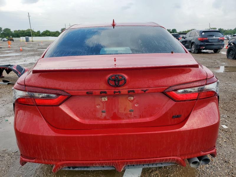 4T1G11AK4PU153562 - 2023 TOYOTA CAMRY SE NIGHT SHADE RED photo 6