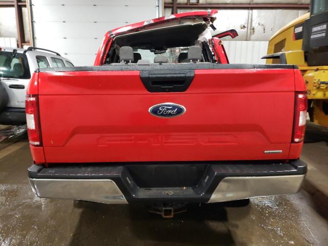 1FTEW1EG8JKD59005 - 2018 FORD F150 4X4 SUPERCREW RED photo 6